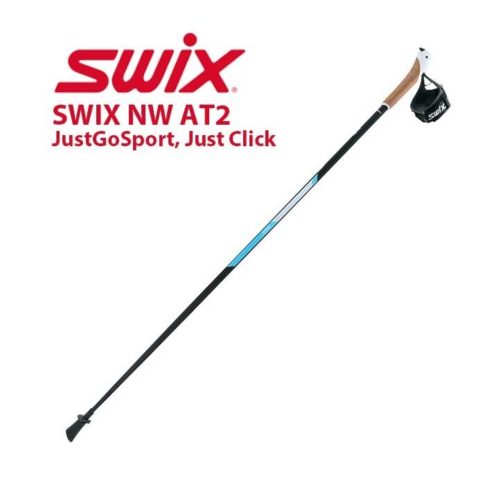Just Go Sport punta e manico in sughero 1 Coppia Swix Nordic Walking Stick CT1 con Just Klick cinturino da polso 